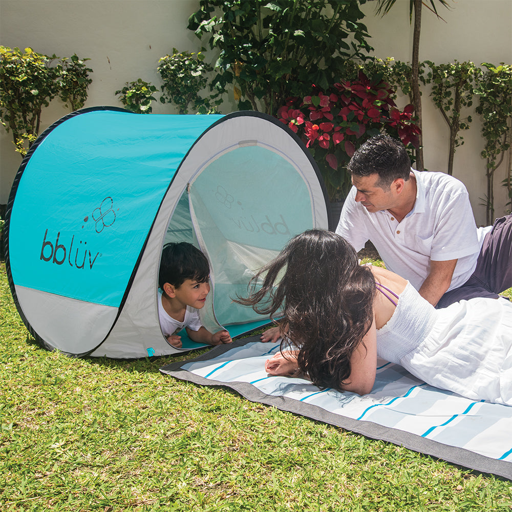 Cort de Joacă UV & Anti-Țânțari bblüv Sunkito – Protecție Solară SPF 50+ & Sistem Pop-Up | Ideal pentru Plajă și Grădină