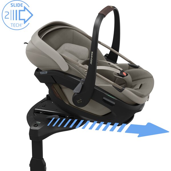 Scoica Auto Modulara Maxi-Cosi Coral Slide Pro i-Size 2in1 Full Lie-Flat
