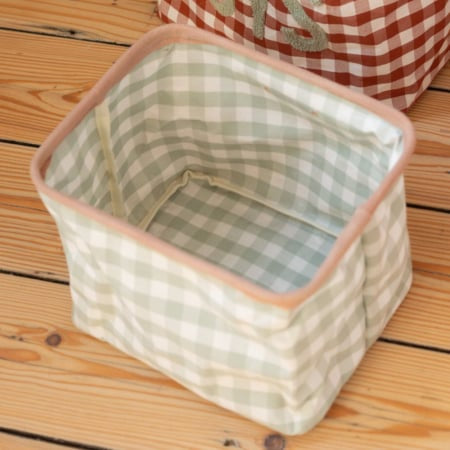 Coș Depozitare Childhome Vichy 25x20x20 cm Organizare Cameră Copii