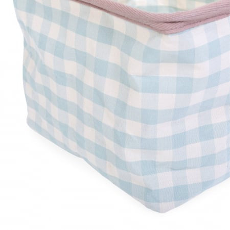 Coș Depozitare Childhome Vichy 25x20x20 cm Organizare Cameră Copii