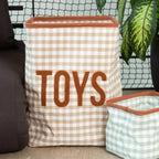 Coș Depozitare Childhome Vichy 35x35x50 cm Organizare Cameră Copii