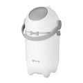 Cos pentru scutece Lionelo Purebin, 10 L, Sistem Etans Anti-Miros, Saci Universali, Operare cu O Mana, Alb