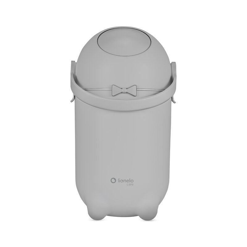 Coș pentru Scutece Lionelo Pure Bin 10L | Sistem Etanș Anti-Miros | Operare cu O Mână | Saci Universali