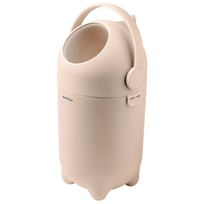 Coș pentru scutece Nattou Dropy, bej - imagine 6