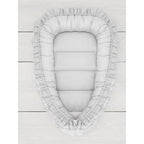 Detaliu Baby Nest MimiNu Royal Grey, 75x55 cm