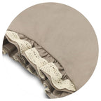 Baby Nest MimiNu Mocha, 75x55 cm, cu dantelă