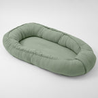 Baby nest New Baby Muselina 80x50 cm, Salvie – vedere din partea opusă