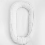 Baby nest New Baby Muselina 80x50 cm, Alb – vedere de sus