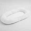 Baby nest New Baby Muselina 80x50 cm, Alb – vedere oblică