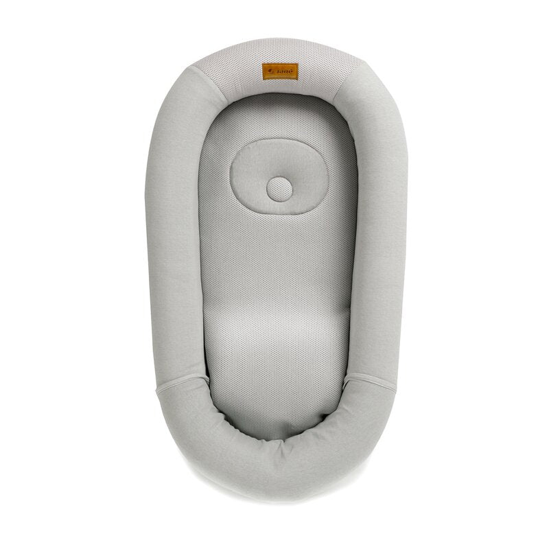 Cosulet confortabil pentru bebelusi, Jane, Joy Baby Nest, Material respirabil 3D, Cu perna pentru prevenire plagiocefalie, Star