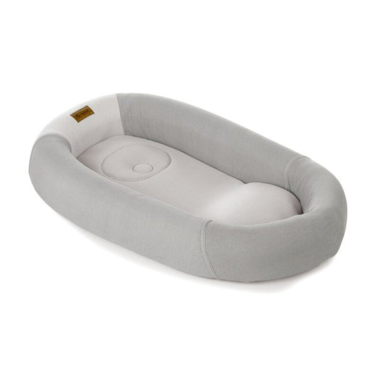 Cosulet confortabil pentru bebelusi, Jane, Joy Baby Nest, Material respirabil 3D, Cu perna pentru prevenire plagiocefalie, Star