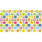 Covoras de joaca, Bocioland, Happy Day, Pliabil, Protectie impotriva loviturilor, Dimensiune mare, 200 x 150 cm, Cu Imprimeu pe ambele parti, Potrivit pentru utlizare atat in interior, cat si in exterior