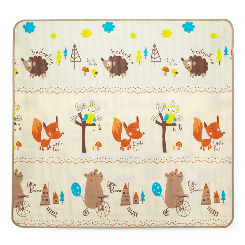 Covoras de joaca, Feedo, Reversibil, Impermeabil, Din spuma, Fara BPA, 180 x 180 x 1 cm, 0 luni+, Multicolor