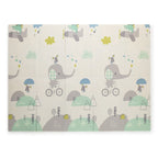Covoras de joaca reversibil Petite&Mars 197 x 147 cm cu geanta de transport Oras, imagine 3