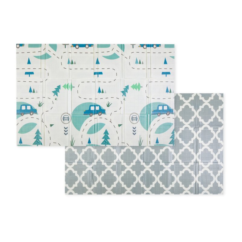 Covoras educativ Petite&Mars Campy L 130 x 200 cm Masini, imagine 1