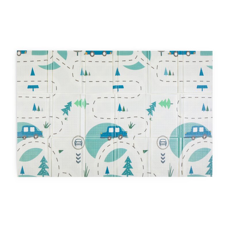 Covoras educativ Petite&Mars Campy L 130 x 200 cm Masini, imagine 3