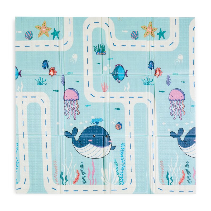 Covoras educativ Petite&Mars Campy S 120 x 120 cm, imagine 3