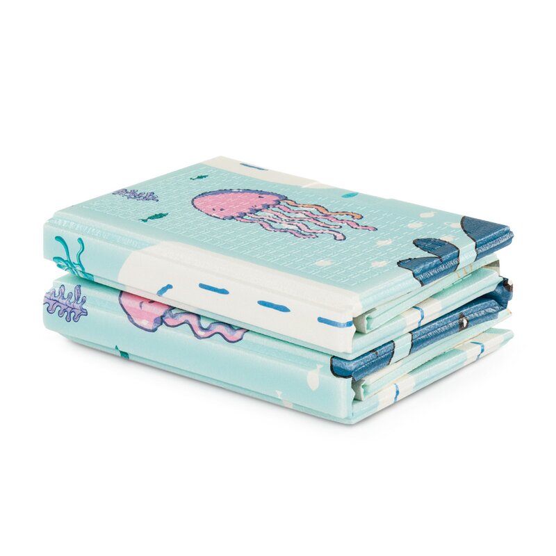 Covoras educativ Petite&Mars Campy S din spuma XPE 120 x 120 cm, pliabil