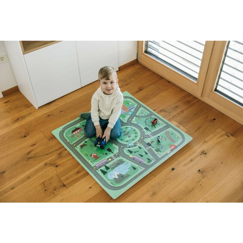 Covoraș puzzle din spumă Free2Play, model Road - imagine 2