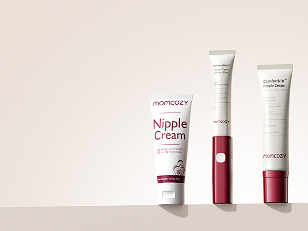 Crema Mameloane Momcozy ComfortNip cu Aplicator Ceramic Racoritor 50g