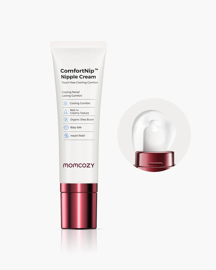 Crema Mameloane Momcozy ComfortNip cu Aplicator Ceramic Racoritor 50g