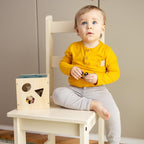 Cub de activitati din lemn Petite&Mars Gravity Wood of Mars 12 piese, imagine 3