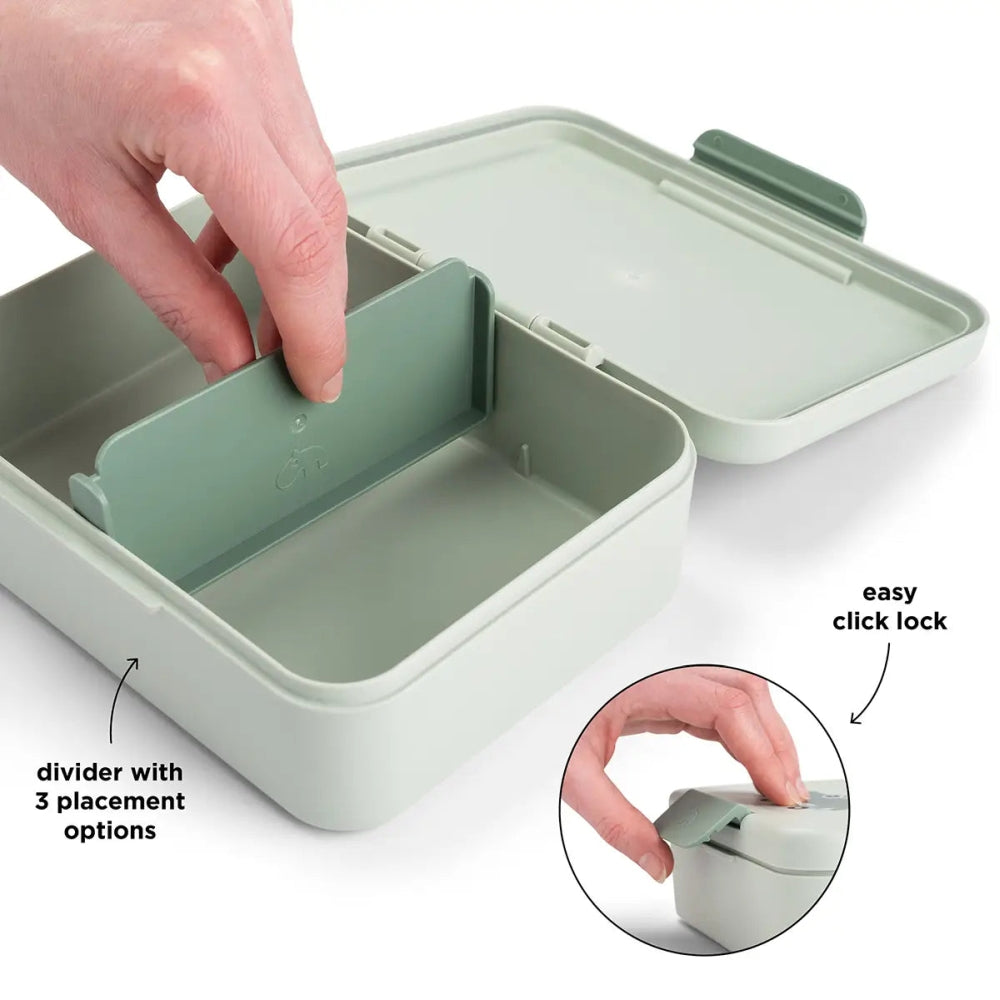 Cutie de Pranz cu Separator Done by Deer Playground Verde