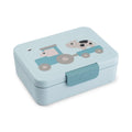 Cutie de pranz cu separator Done by Deer Tiny Farm Blue, imagine 1