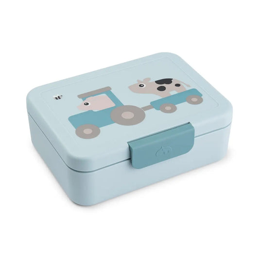 Cutie de Pranz cu Separator Done by Deer Tiny Farm Blue