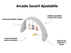 Baby Nest modular Sleepee cu arcada de jucarii