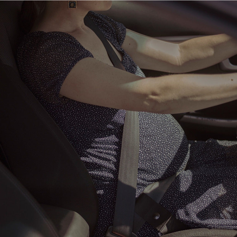 Deviator centura siguranta, Petite&Mars, Beltley, Pentru gravide, Grey