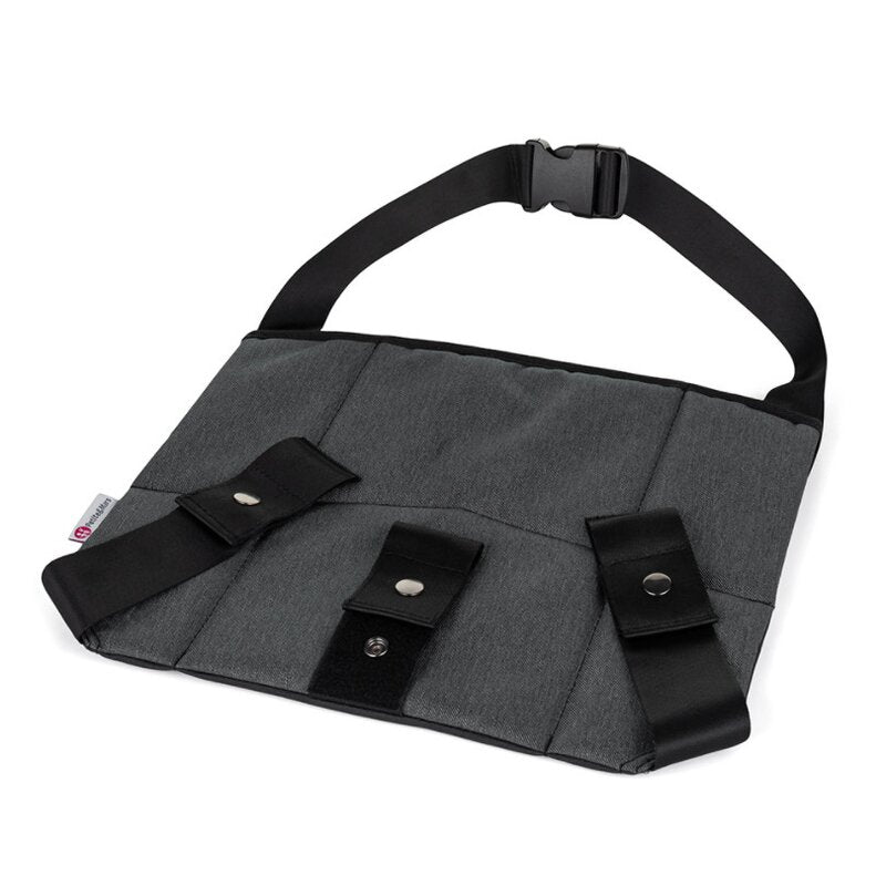 Deviator centura siguranta, Petite&Mars, Beltley, Pentru gravide, Grey