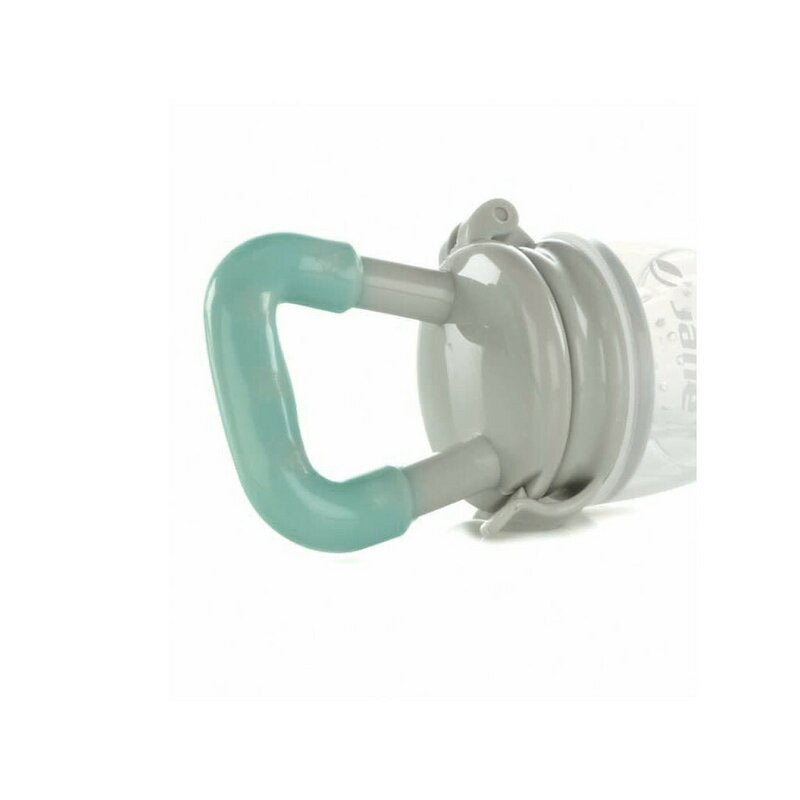 Dispozitiv de hranire, Jane, Pentru fructe si legume, Cu trei adaptoare din silicon, Fara BPA, 6+ luni, Mint