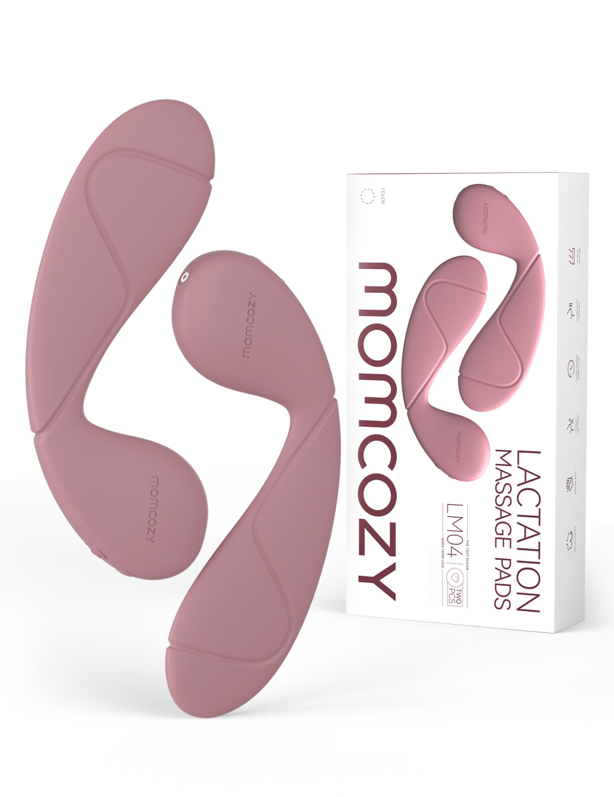 Masajer Lactatie Hands-Free Momcozy cu Incalzire si Vibratie IPX7 Silicon
