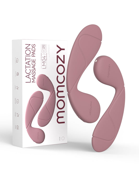 Masajer Lactatie Hands-Free Momcozy cu Incalzire si Vibratie IPX7 Silicon
