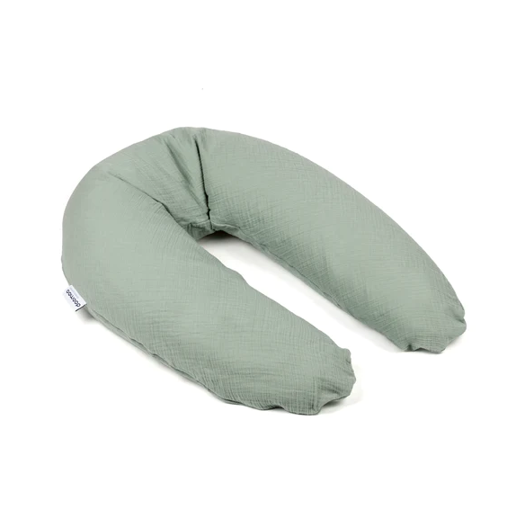 Pernă Doomoo Comfy Big Tetra 3în1 Bumbac Organic Green Gravide+Alaptare