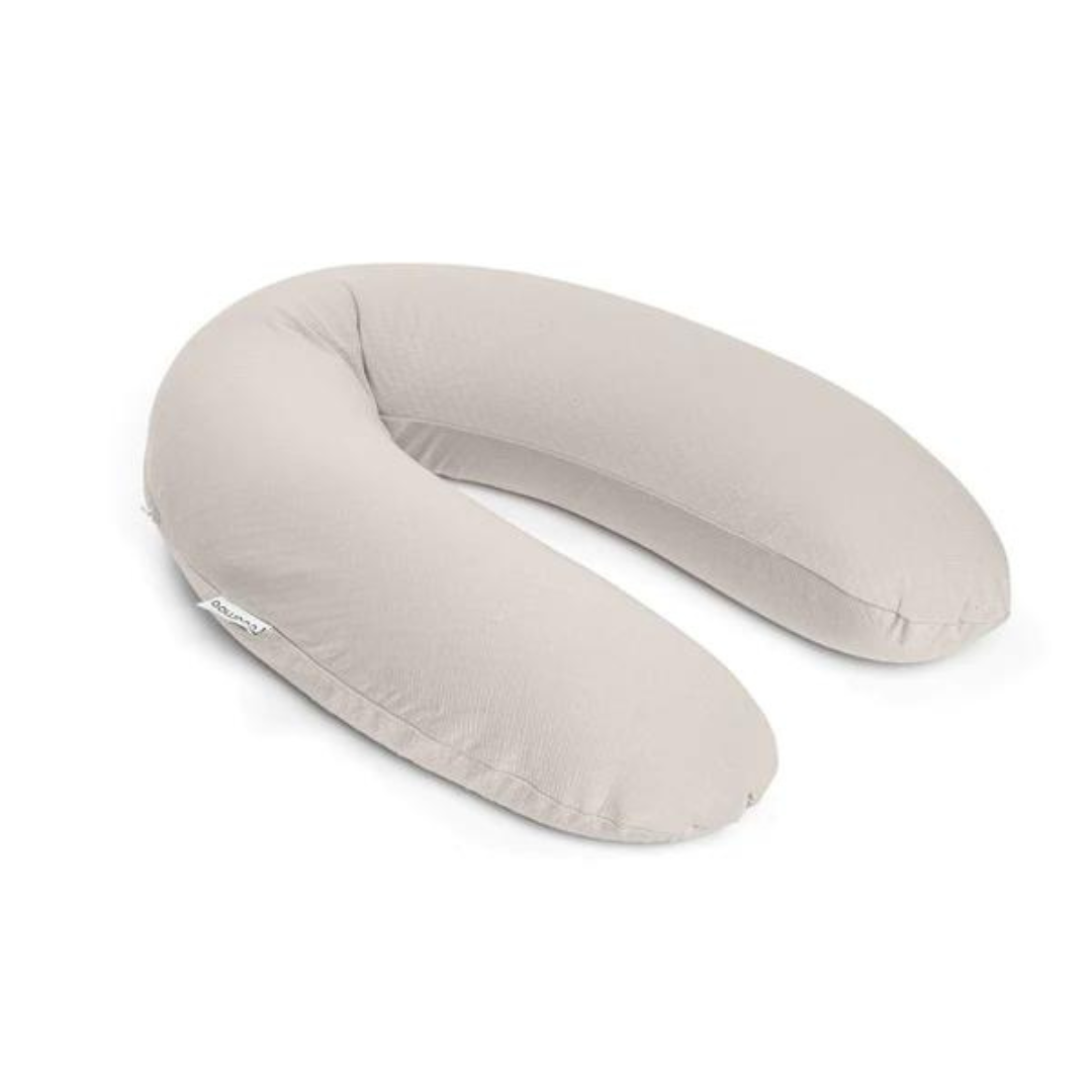 Pernă Doomoo Buddy 3în1 Bumbac Organic Tetra Jersey Sand Gravide+Alaptare