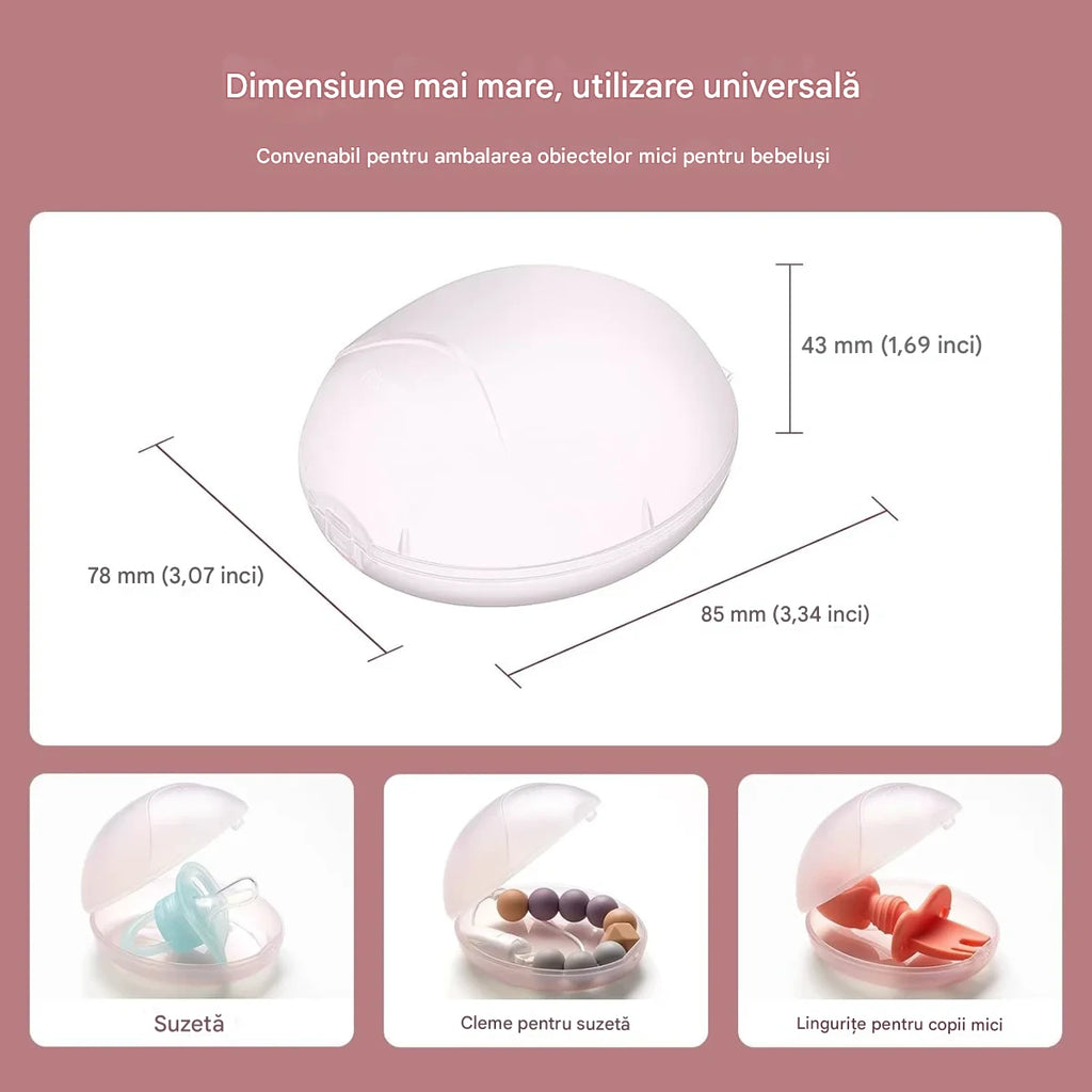 Protectoare mameloane silicon Momcozy cu cutie de depozitare