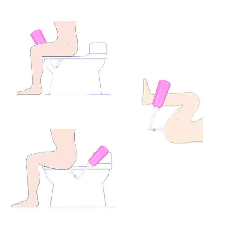 Dus vaginal, Bocioland, Pentru igiena intima, Util in perioada postpartum, Portabil, 500 ml, Roz