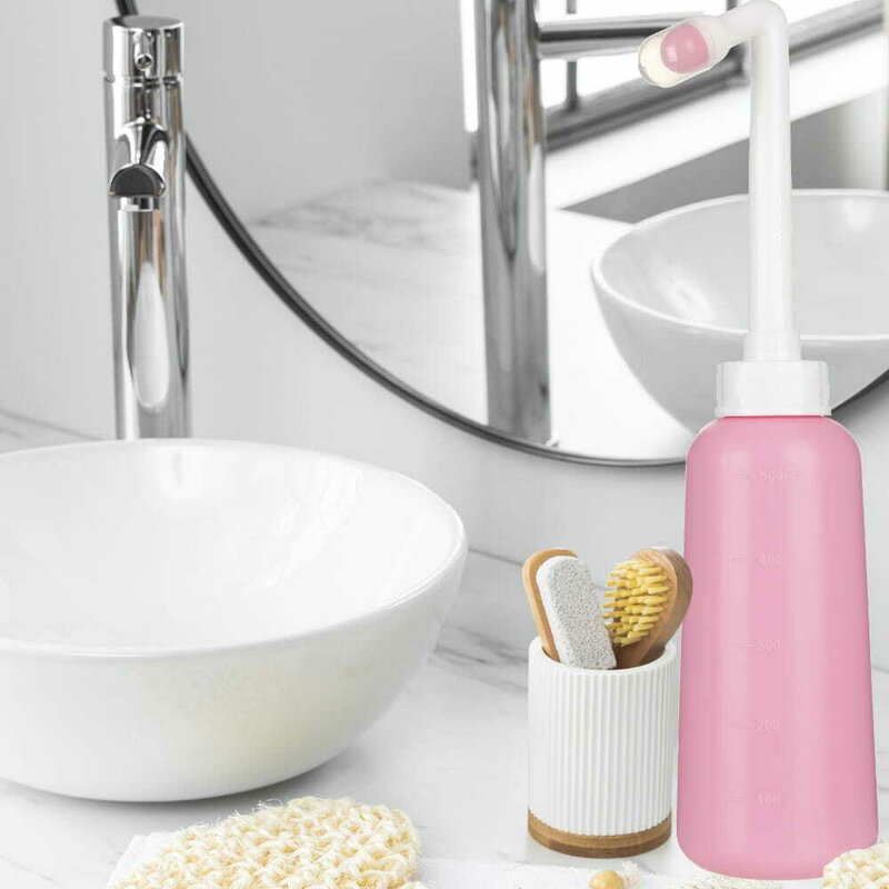 Dus vaginal, Bocioland, Pentru igiena intima, Util in perioada postpartum, Portabil, 500 ml, Roz