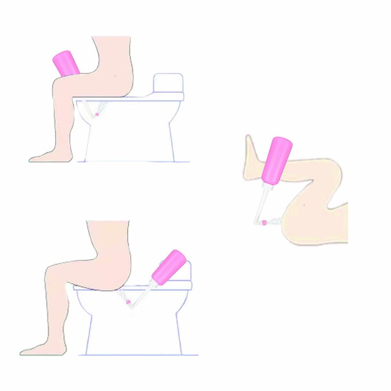 Dus vaginal, Bocioland, Pentru igiena intima, Util in perioada postpartum, Portabil, 500 ml, Roz