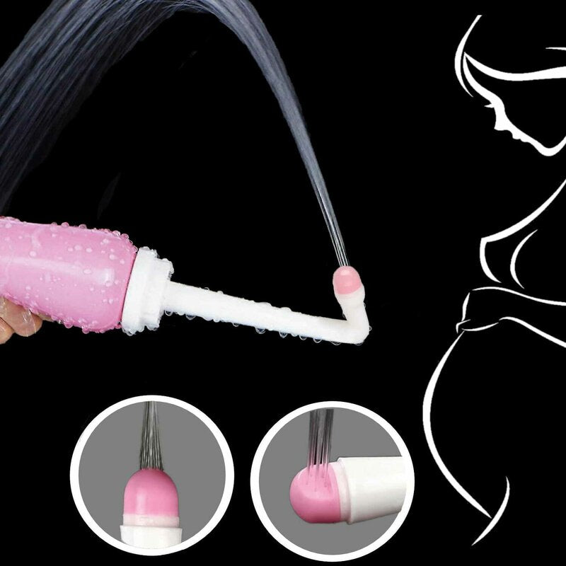 Dus vaginal, Bocioland, Pentru igiena intima, Util in perioada postpartum, Portabil, 500 ml, Roz