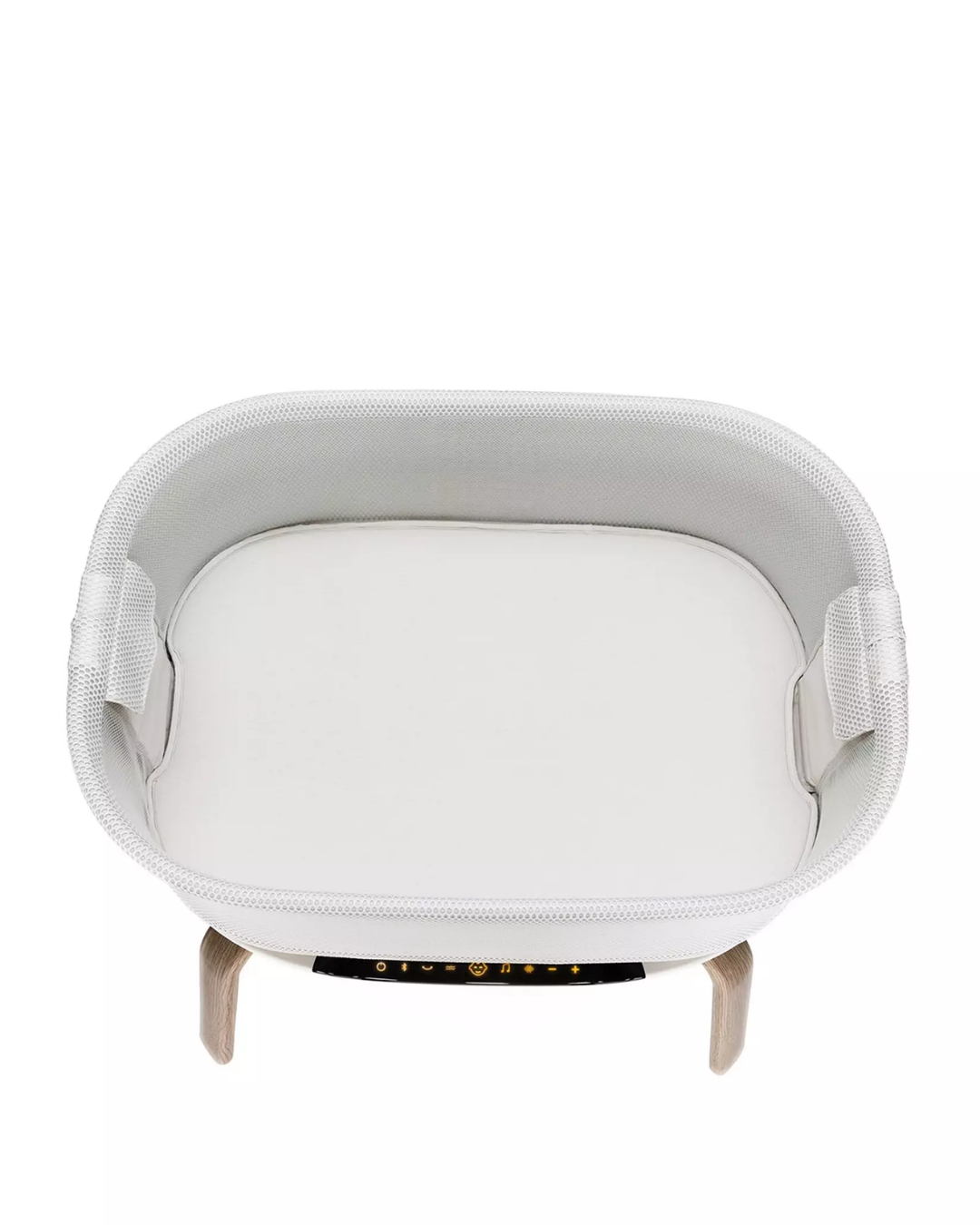 Graco - Patut co-sleeper Eluma Nest Luna cu leganare automata si sistem inteligent de detectare a plansului