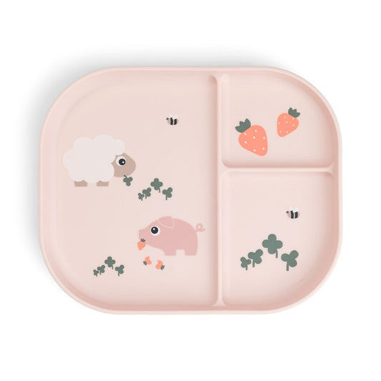 Farfurie compartimentata Done by Deer Foodie Tiny Farm Powder