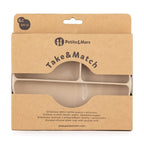 Farfurie compartimentata ovala Petite&Mars Take&Match 630 ml Bej, imagine 4