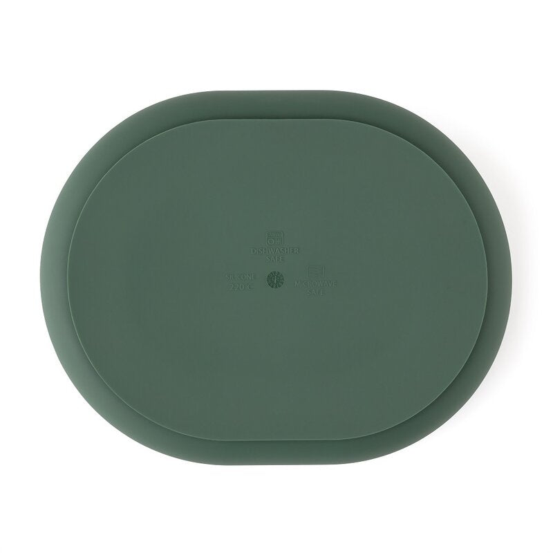 Farfurie compartimentata ovala Petite&Mars Take&Match 630 ml Verde, imagine 3