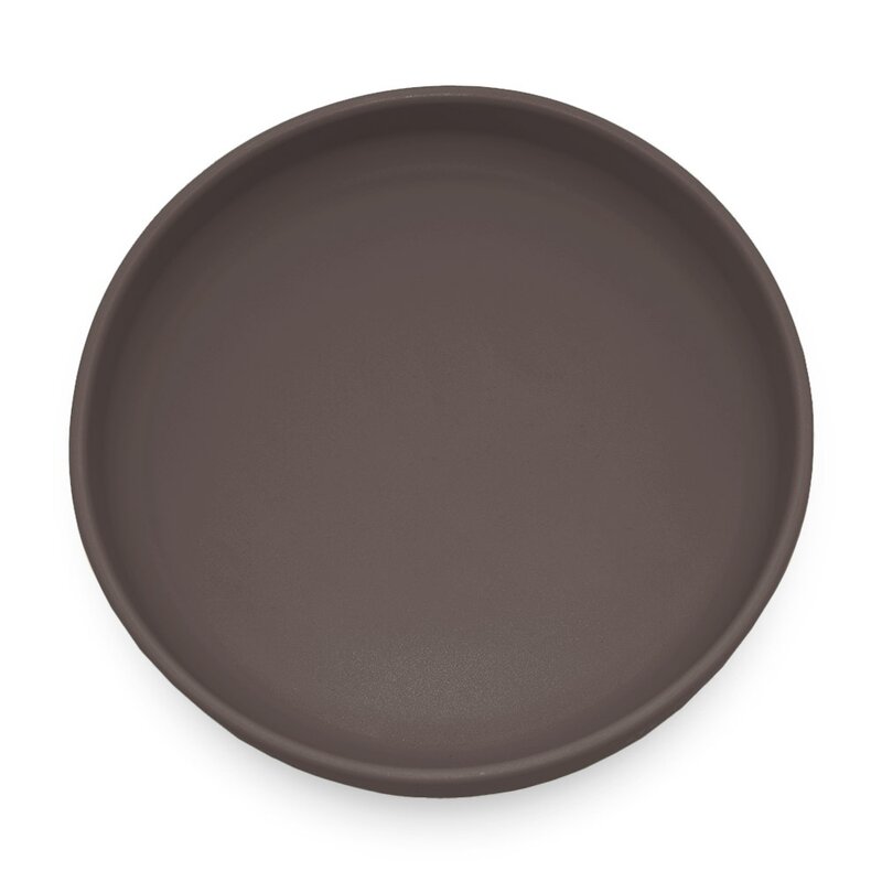 Farfurie, Petite&Mars, Take&Match, Din silicon, Cu ventuza, Fara BPA, Adecvata pentru masina de spalat vase si microunde, Nu absoarbe mirosuri, 6 luni+, 400 ml, Bitter Cocoa, Maro