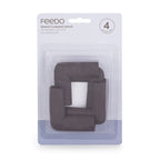 Set 4 protectii pentru colturi Feedo 5 x 5 cm
