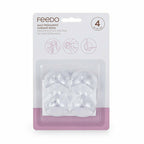 Set 4 protectii pentru colturi Feedo transparente 3,6 cm