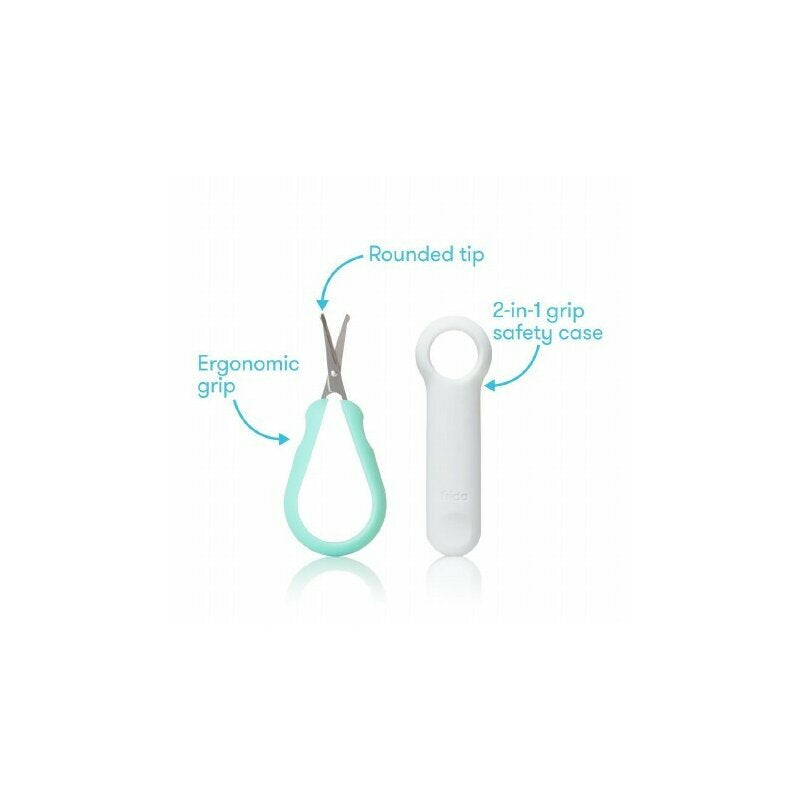 Foarfeca de unghii Fridababy Easy Grip cu husa de protectie 0 luni+
